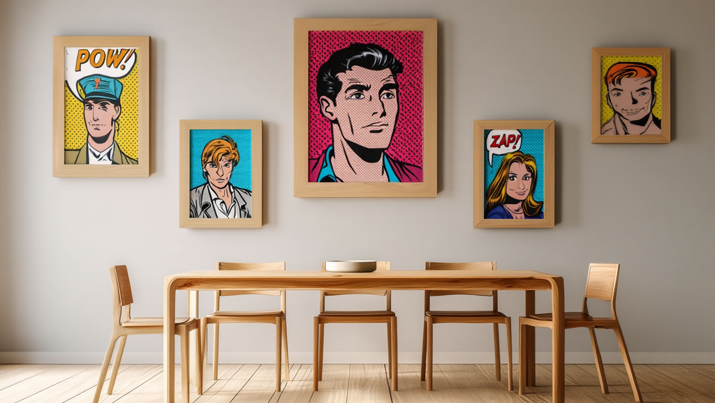 Pop Figures – Set of 5 Figurative Prints