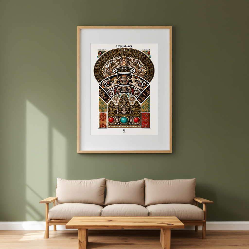 Illustration from L’ Ornement Polychrome "Renaissance"