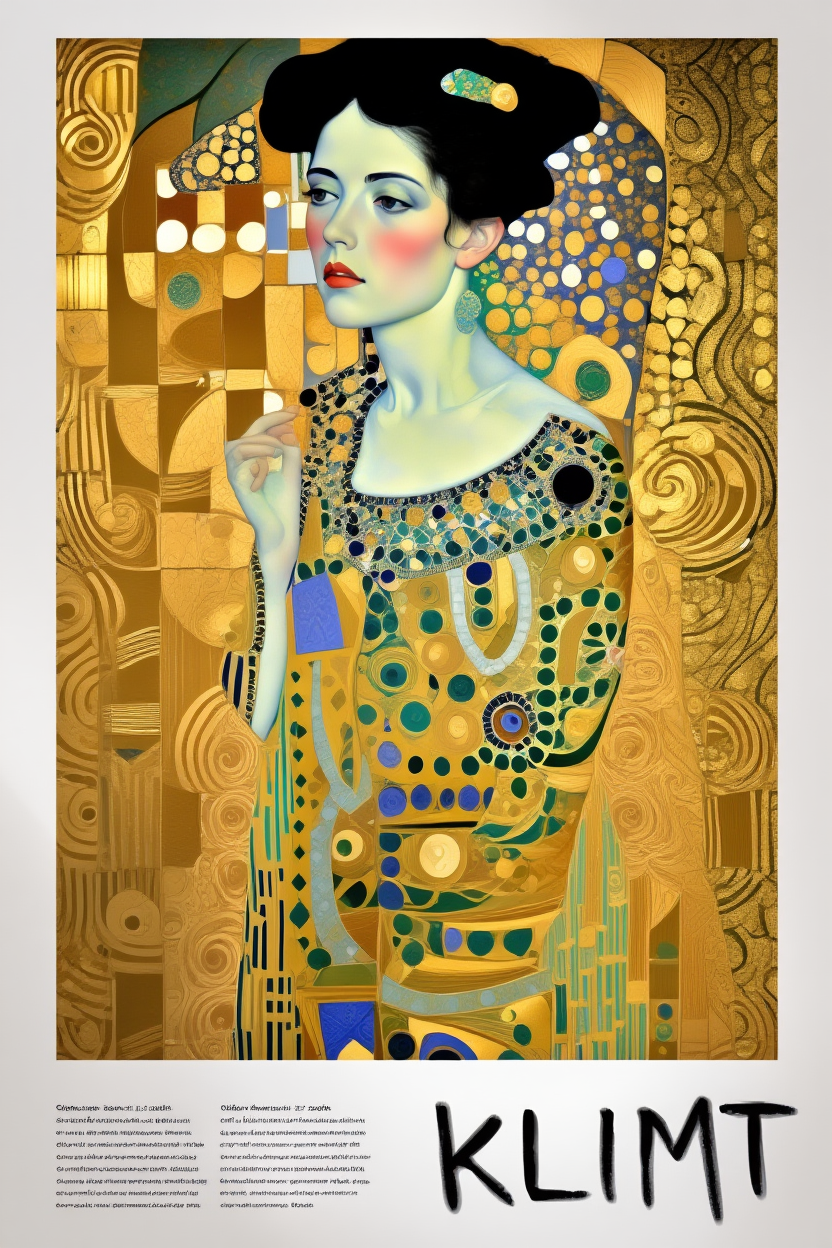 Gustav Klimt – 4 Elegant Golden Wall Art Prints | Classic Gallery Wall Décor for Living Room, Bedroom & Office