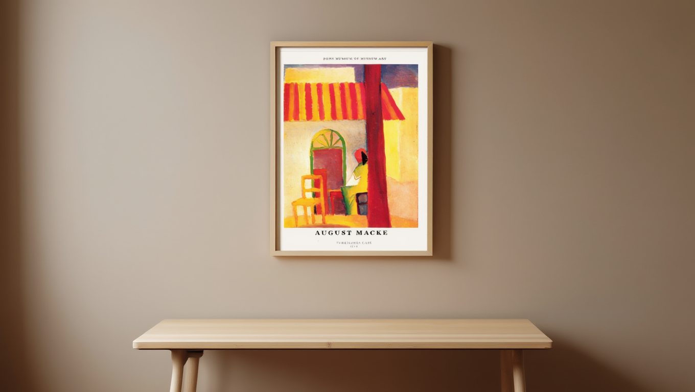 August Macke - Turkisches Cafe Poster