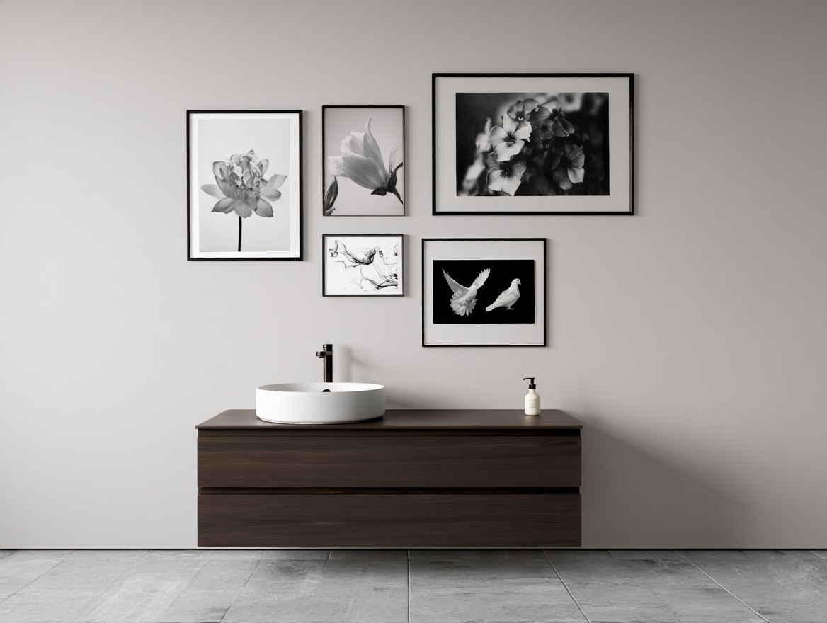 Nature in Monochrome: 5 Beautiful Bird & Flower Prints