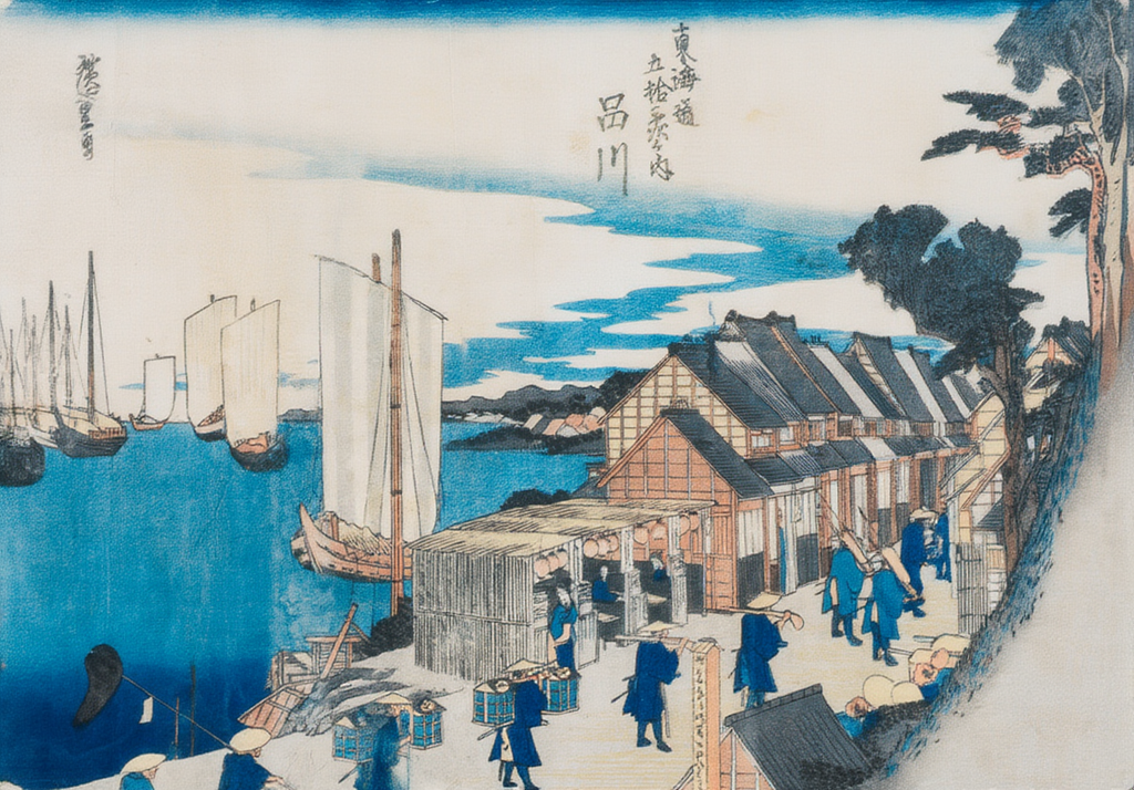 Fifty-three Stations on the Tokaido by Utagawa Hiroshige II – Japanese Ukiyo-e Art Print - Hakyarts