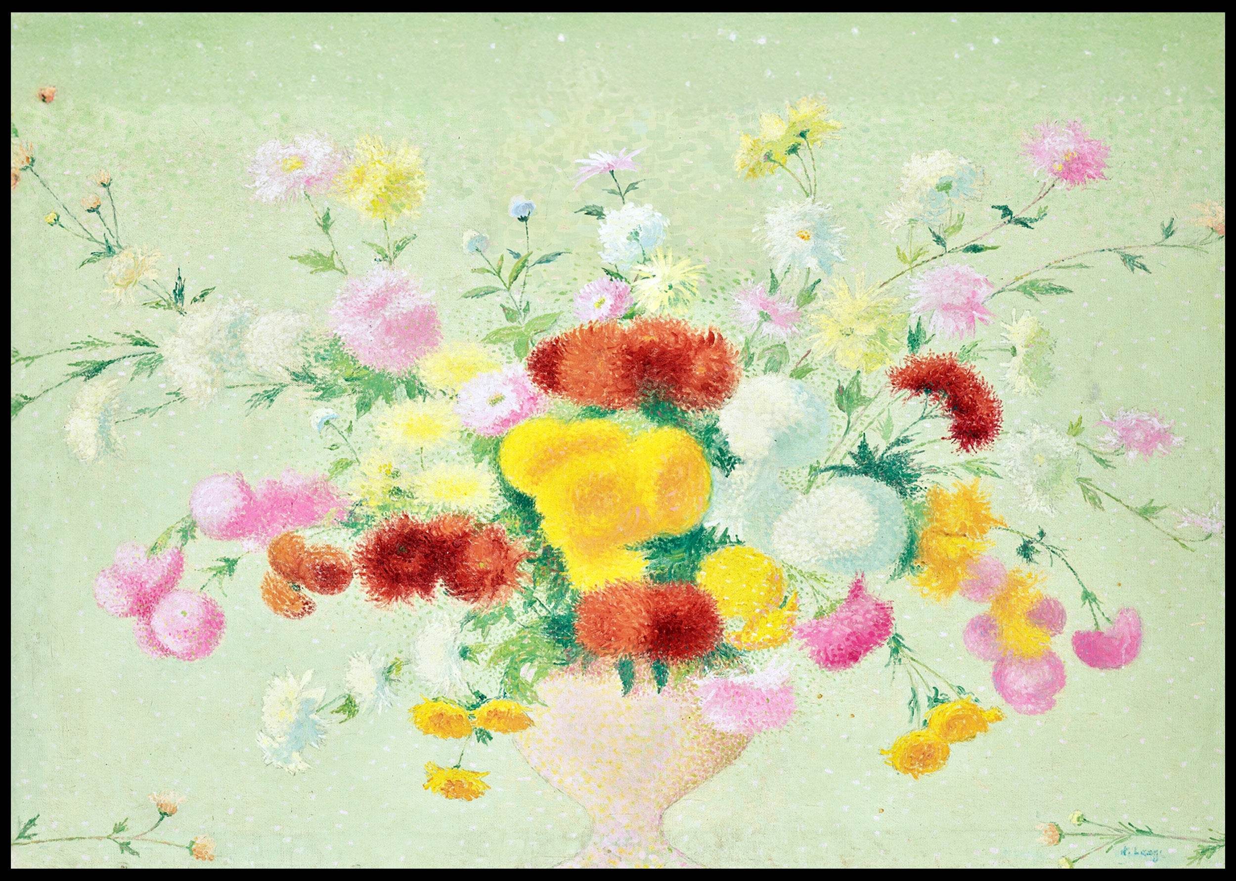 Dahlias et Tournesols Pompons - Hakyarts