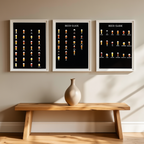 Beer Lovers – 3 Prints | Mix & Match Wall Art Collection - Hakyarts