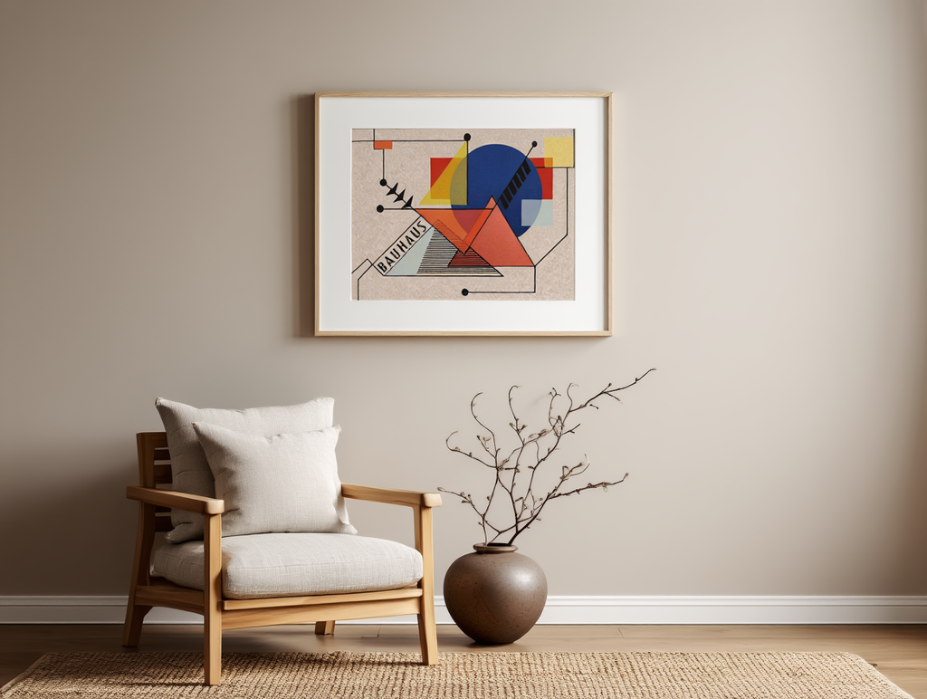 Geometric Bauhaus No. 2 Print – Modern Abstract Art Poster