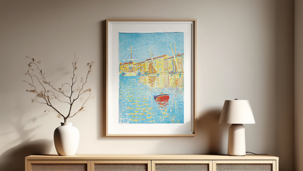 The Buoy (La bouée) – Paul Signac (1894) | Neo-Impressionist Seascape Art Print