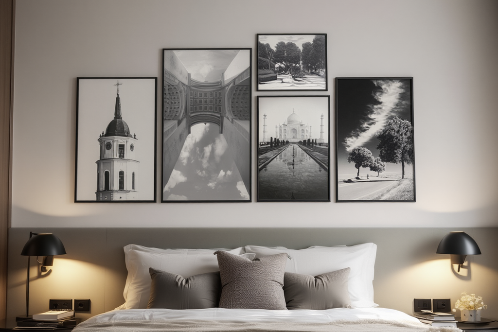 Serene Pastels – Minimal & Calm Landscapes - 5 Prints