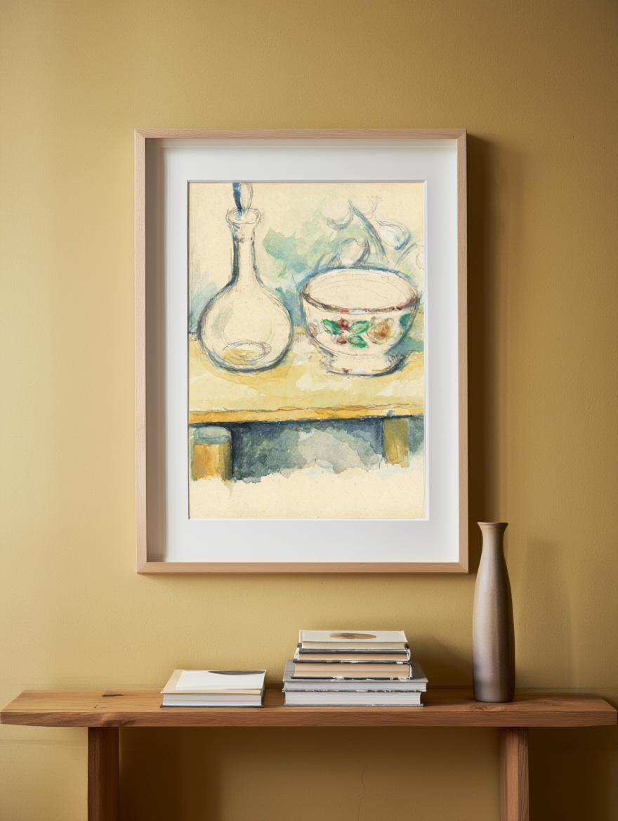 Paul Cézanne - Carafe Et Bol