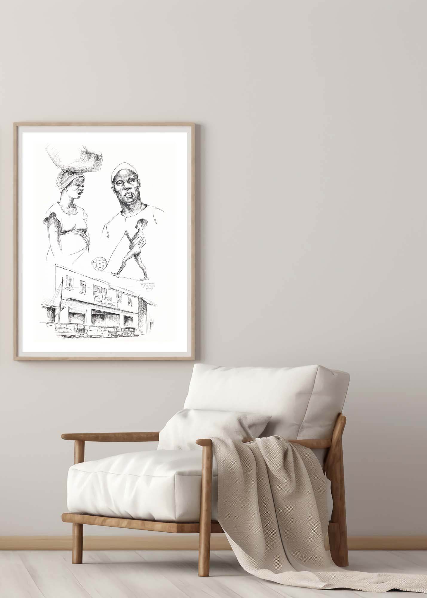 Elton Fax - West Africa Vignettes Pl.30 - Hakyarts