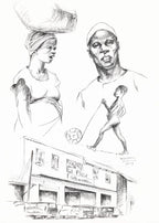 Elton Fax - West Africa Vignettes Pl.30 - Hakyarts