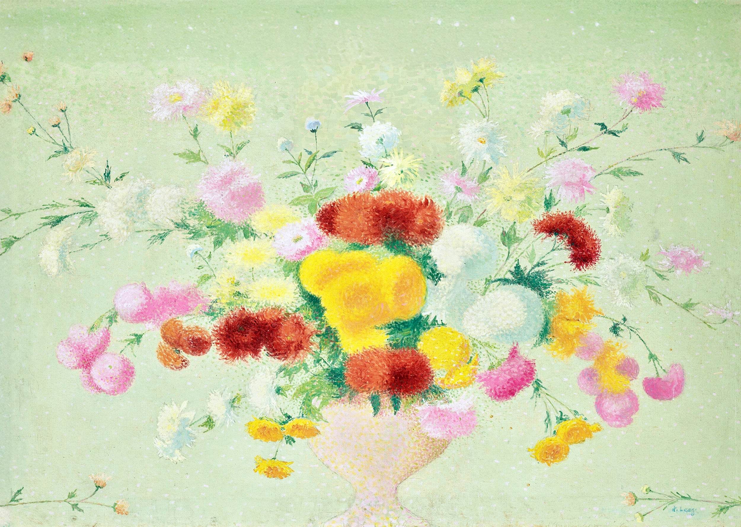 Dahlias et Tournesols Pompons - Hakyarts