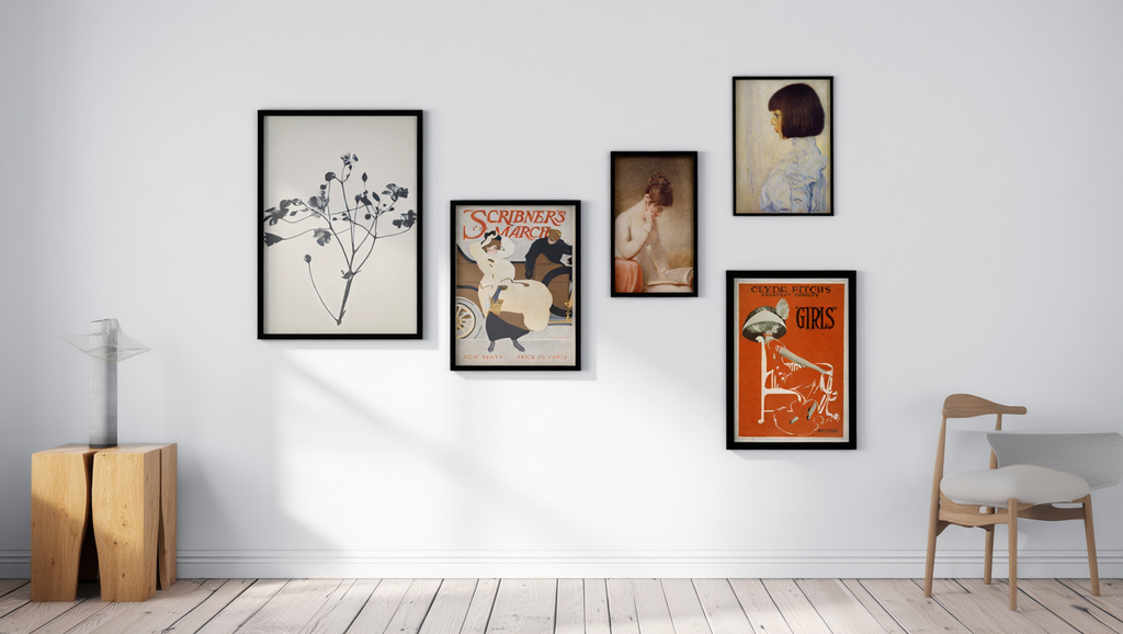 Classic Nostalgia – 5-Piece Vintage Wall Art Set