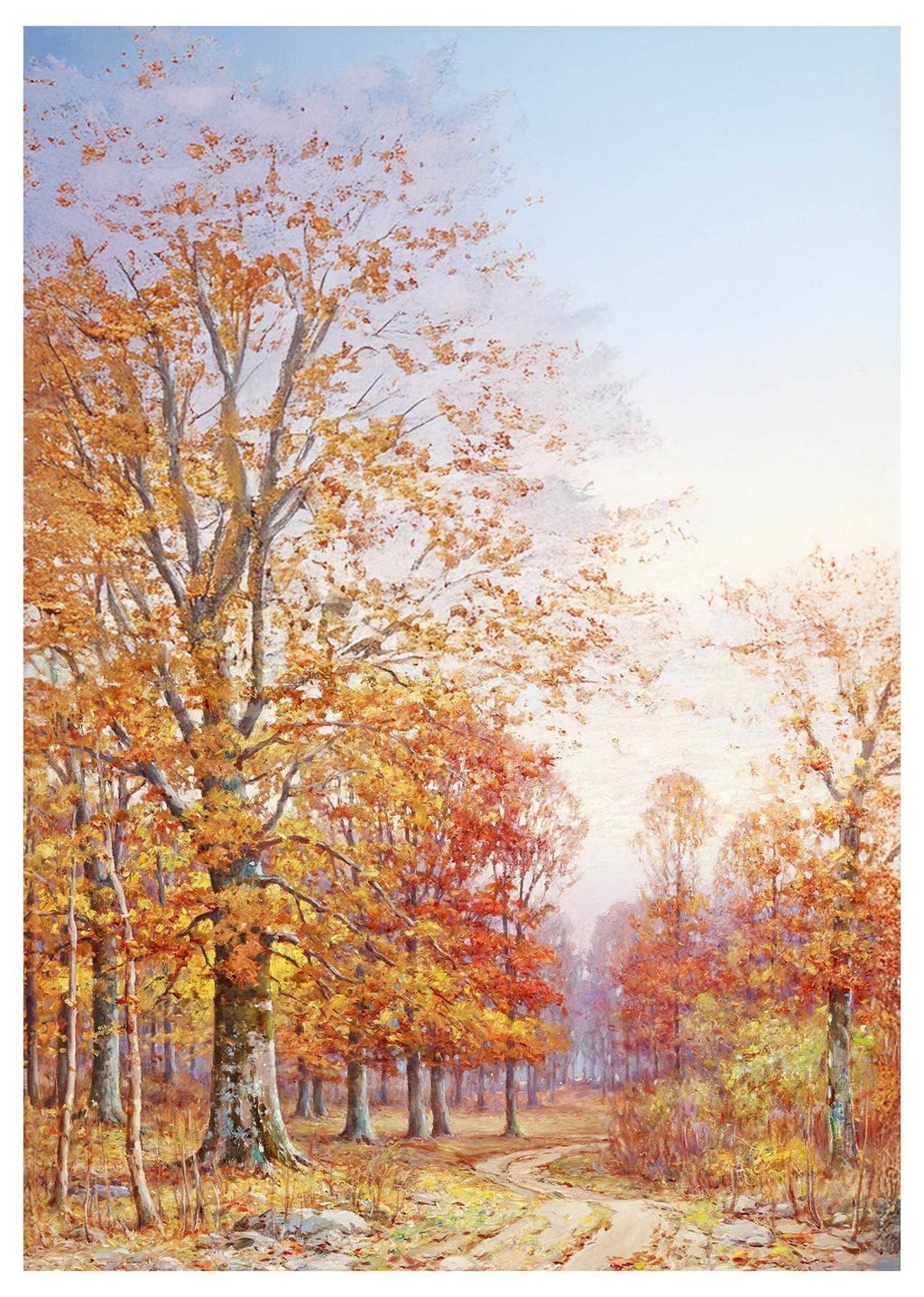 Set of 2 Woods Interior – John Elwood Bundy & Autumnal Mood Jämtland | American Landscape & Scandinavian Art Prints