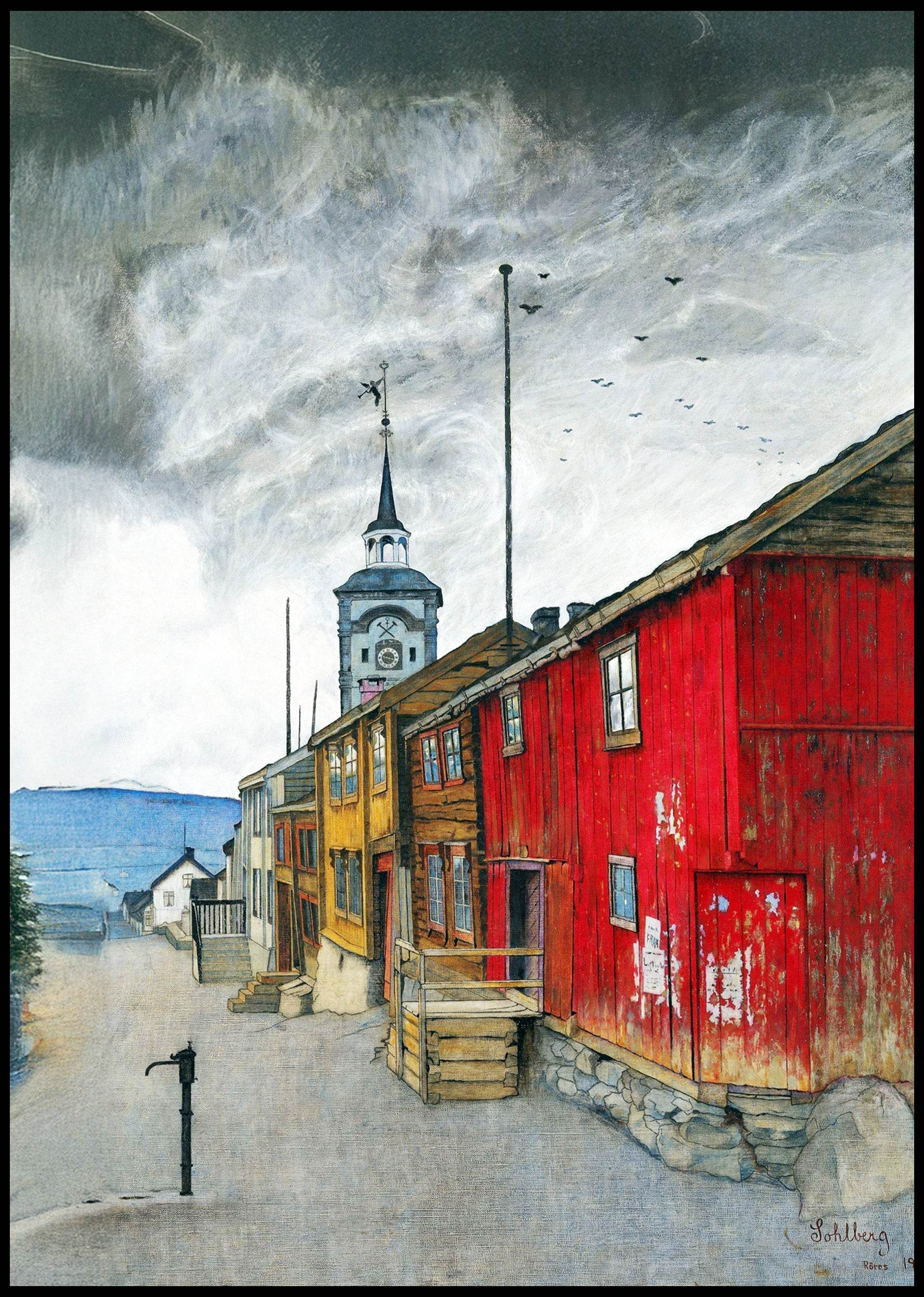 Street in Røros - Hakyarts