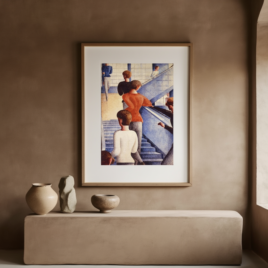 Oskar Schlemmer - Bauhaus Stairway