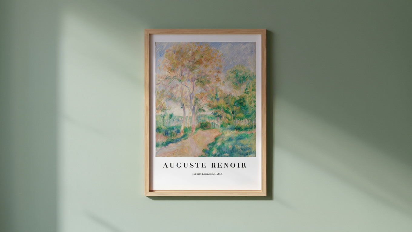 Auguste Renoir - Autumn Landscape Poster