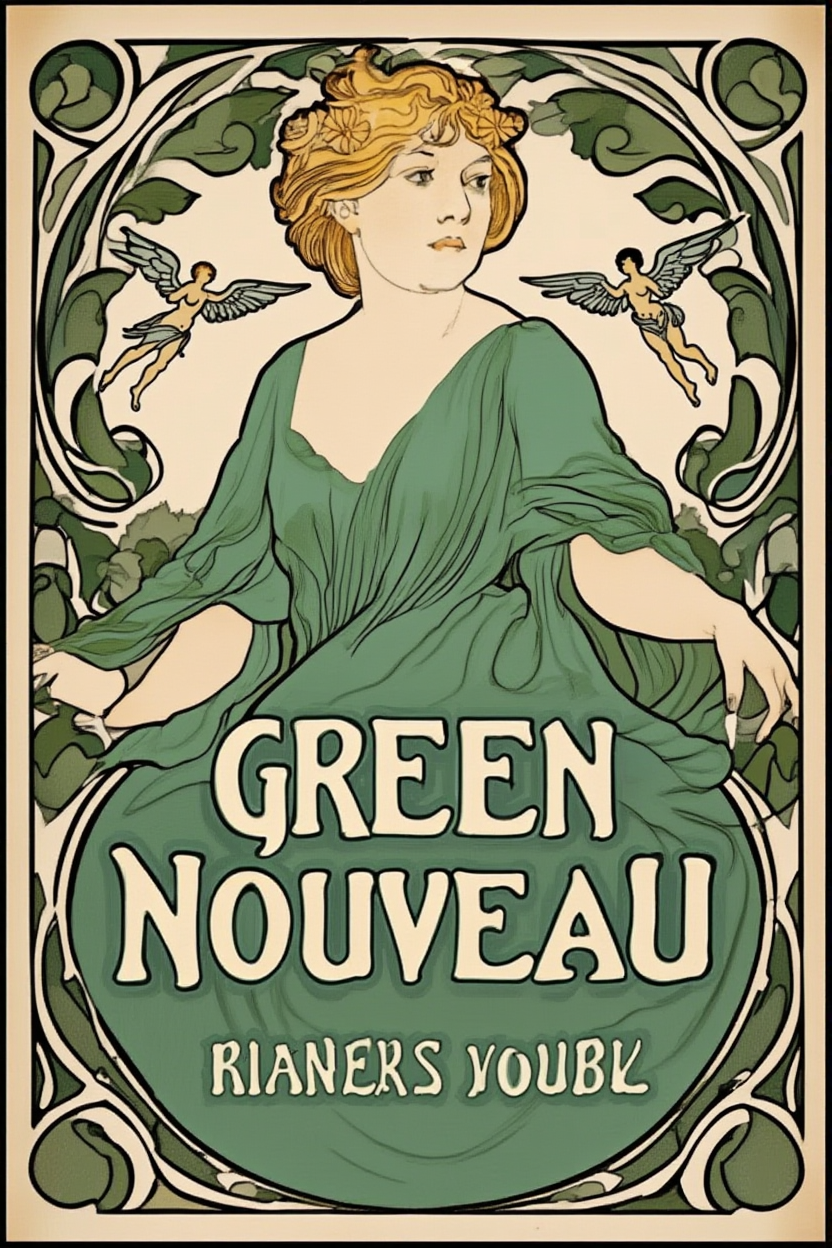 Alphonse Mucha Art Nouveau  – 4 Prints