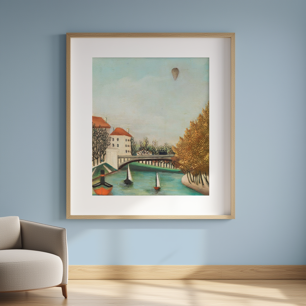 Henri Rousseau - Esquisse pour Vue du Pont de Sèvres