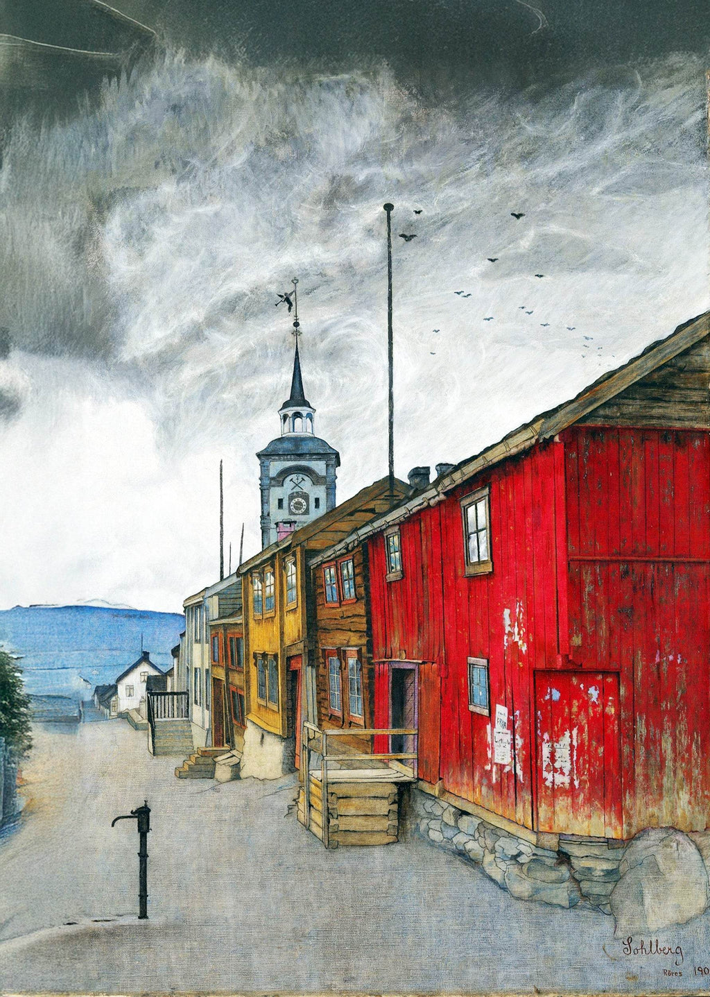 Street in Røros - Hakyarts