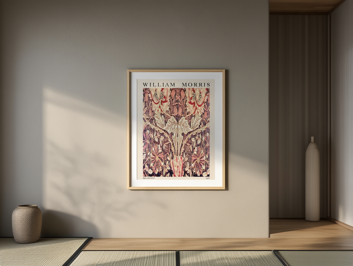 William Morris – Honeysuckle - Iconic Arts and Crafts Floral Poster Print