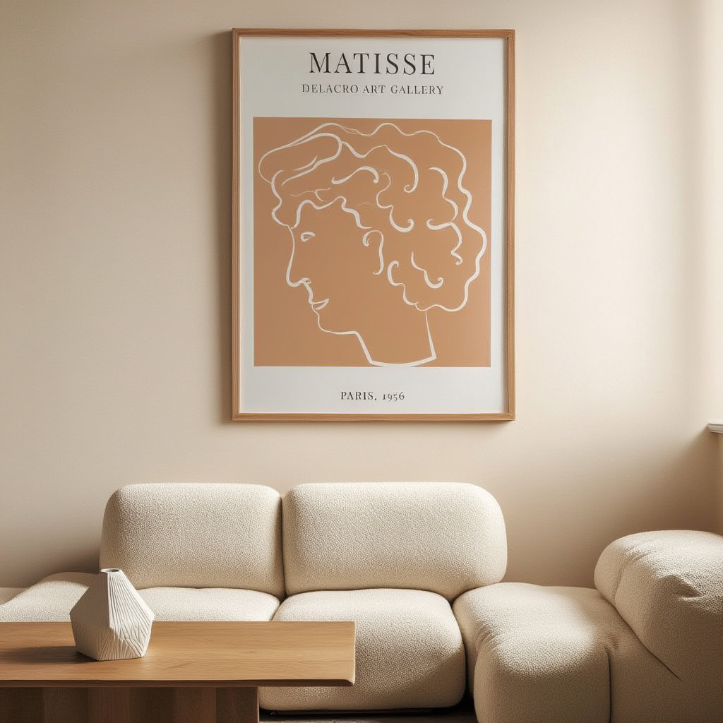 Matisse Delacro Art Gallery Exhibition No1 Poster