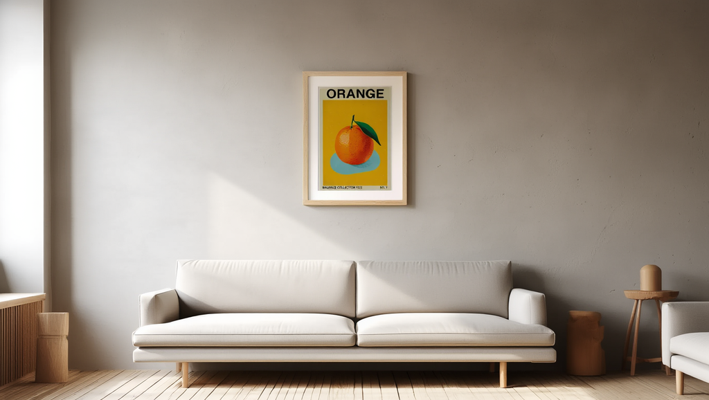 Orange Bauhaus – Vintage Single Print