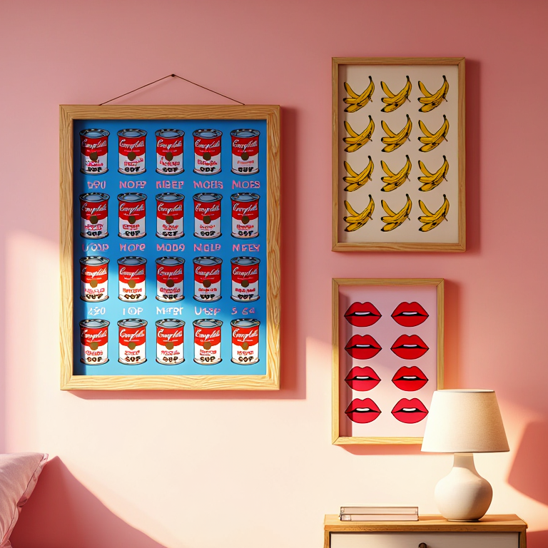 Pop Art Warhol – Bedroom Set of 3 Prints