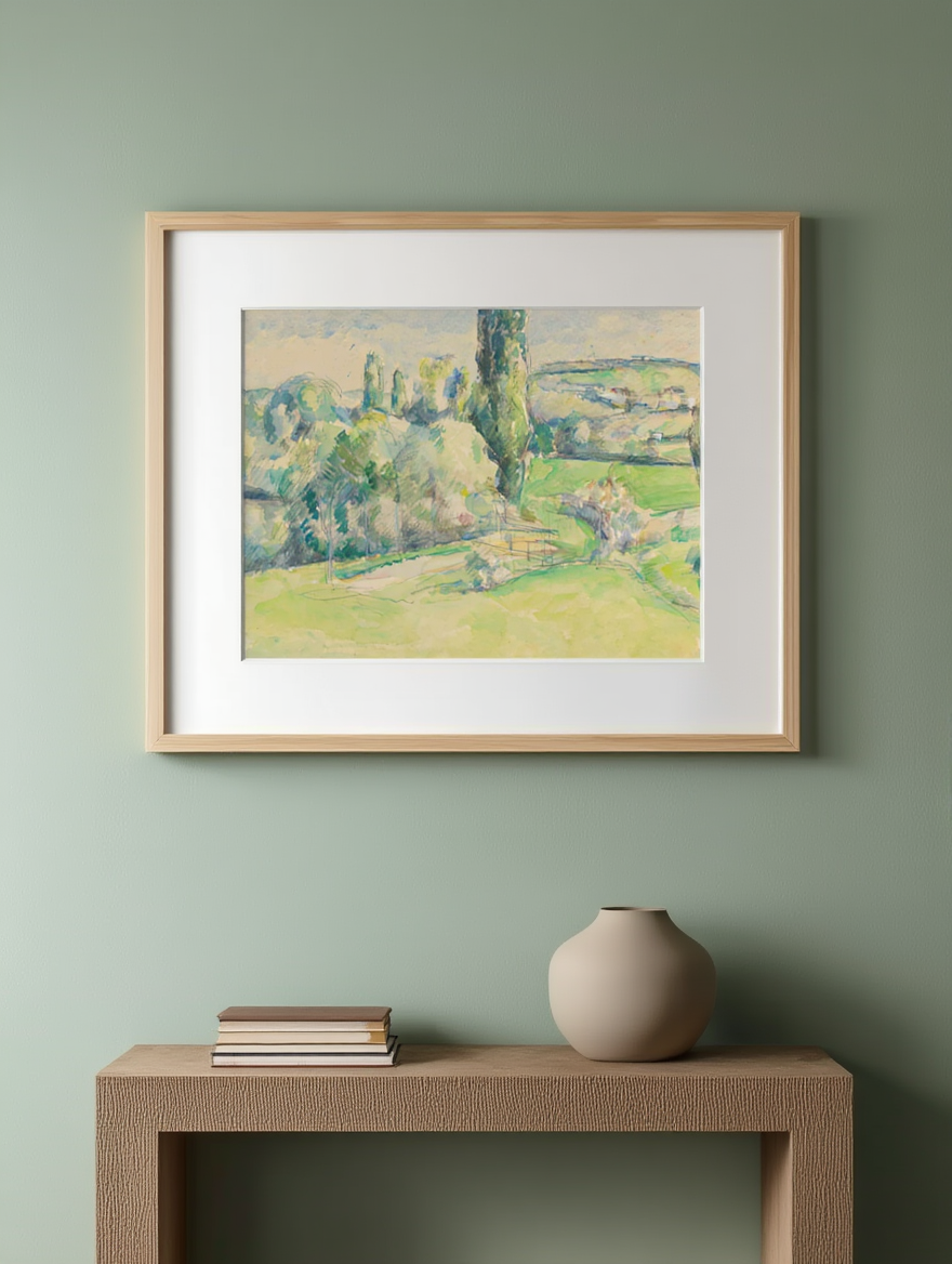 Paul Cézanne - La Côte Du Jallais À Pontoise