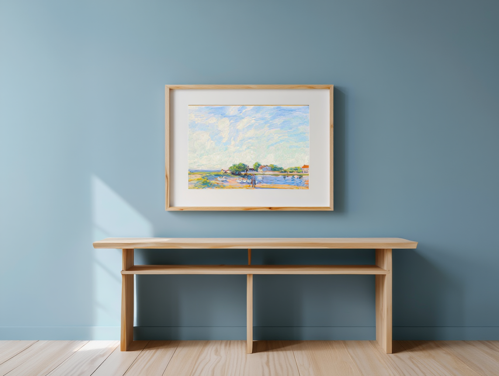 Alfred Sisley - Les Oies à Saint-Mammès