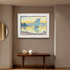 Le Port au Soleil Couchant, Opus 236 ‘Saint‑Tropez’ – Paul Signac Poster | Neo‑Impressionist Maritime Art Print