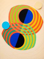 Relief; Rhythms (1932) by Robert Delaunay – Orphist Modern Art Print