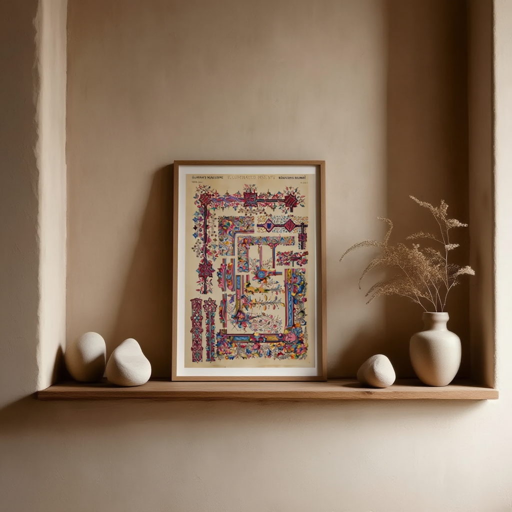 Illuminated Manuscripts No.2 – Owen Jones (1856) | Historic Decorative Art Print