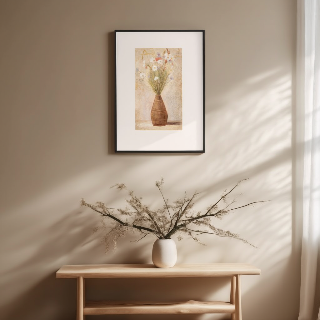 Field Flowers Art Print by Tadeusz Makowski – Vibrant Floral Wall Decor - Hakyarts