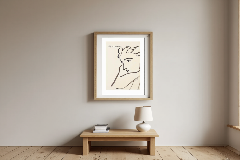 Profil de Femme – Henri Matisse Poster – Modernist Wall Art Print