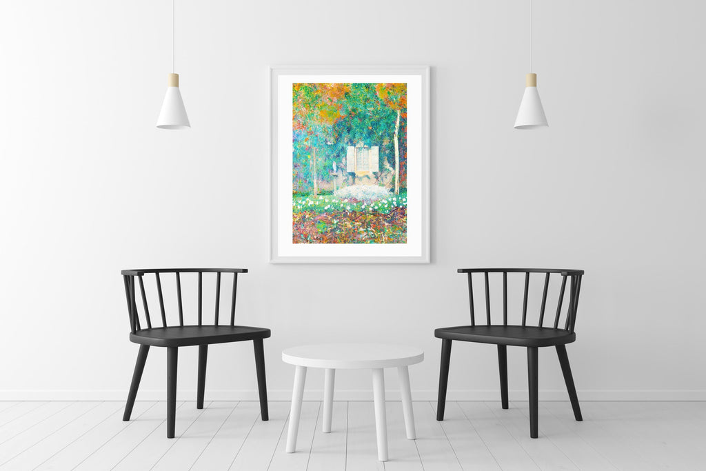 La Fenêtre De La Cuisine Sur Le Jardin À Marquayrol