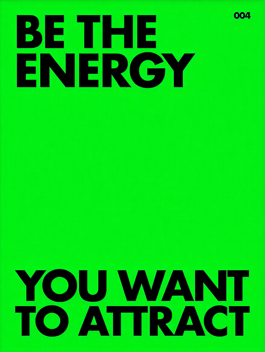 Geometric Abstract Positivity – Green Tones