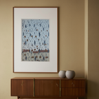 Whispers of the Floating Apple – Inspired by René Magritte