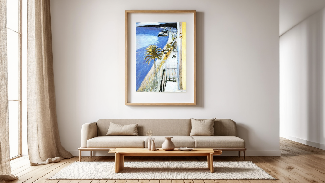 Henri Matisse – The Bay of Nice - Vibrant Coastal Modern Art Print