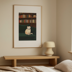 Eternal Scowl – Whimsical Grumpy Cat Poster