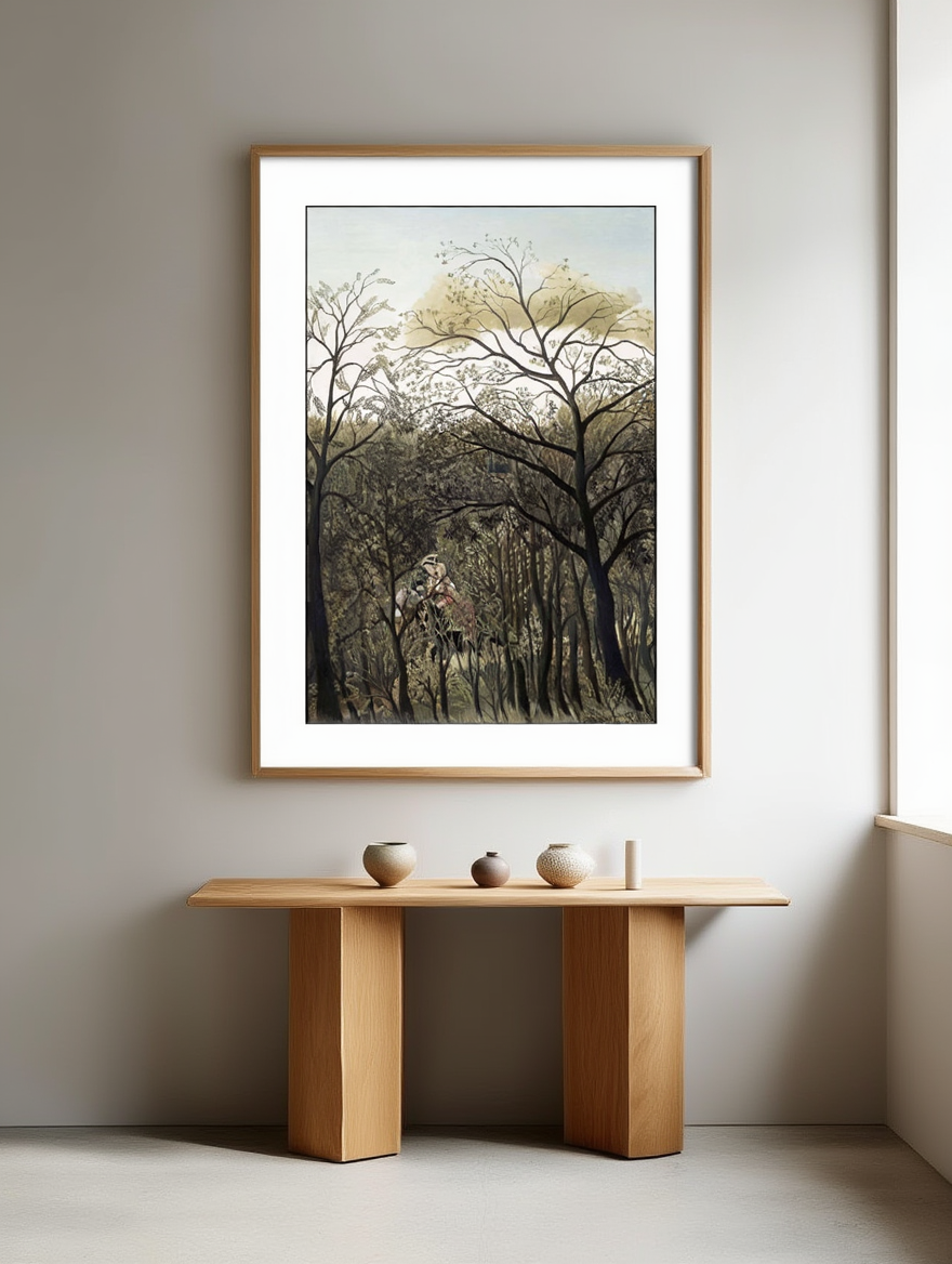 Henri Rousseau - Rendez-vous en forêt | HakyArts