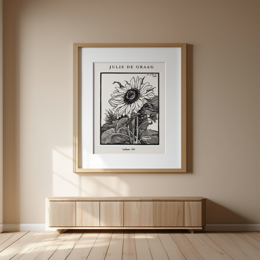 Julie de Graag - Sunflower Poster