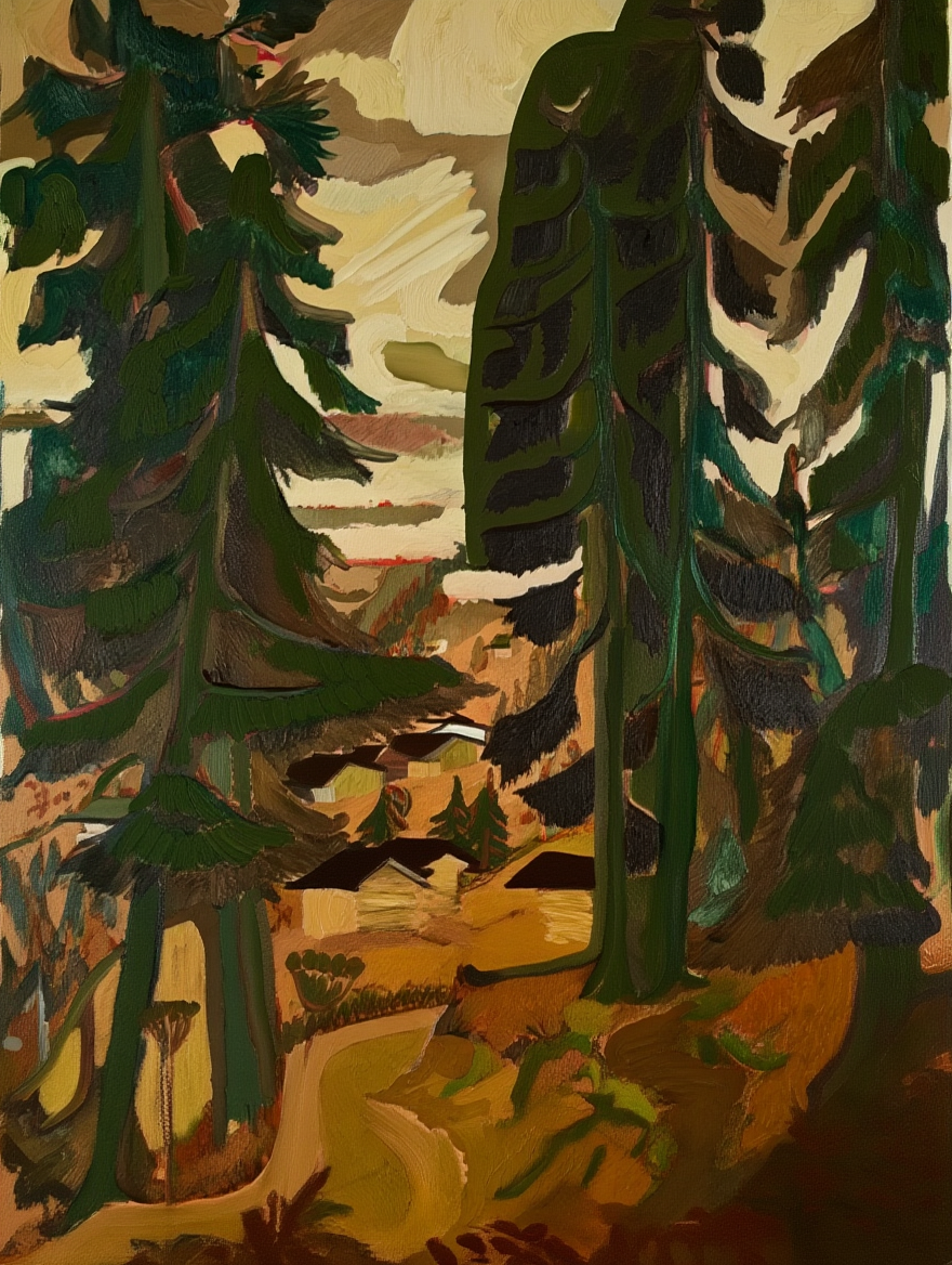 Kirchner Mix and Match 4 Prints — Seaside Expressionist Moments