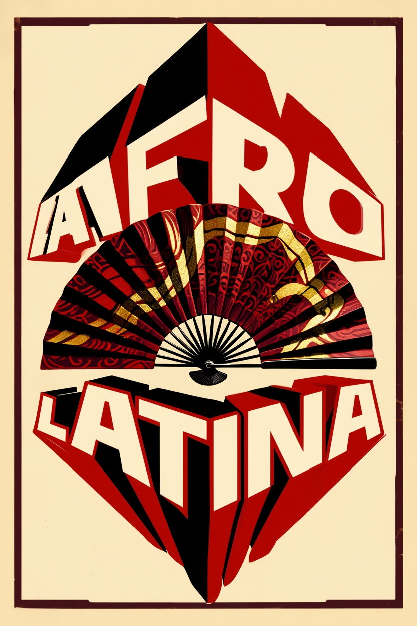 Afro-Latina Print – Celebratory Figurative Art Print - Hakyarts