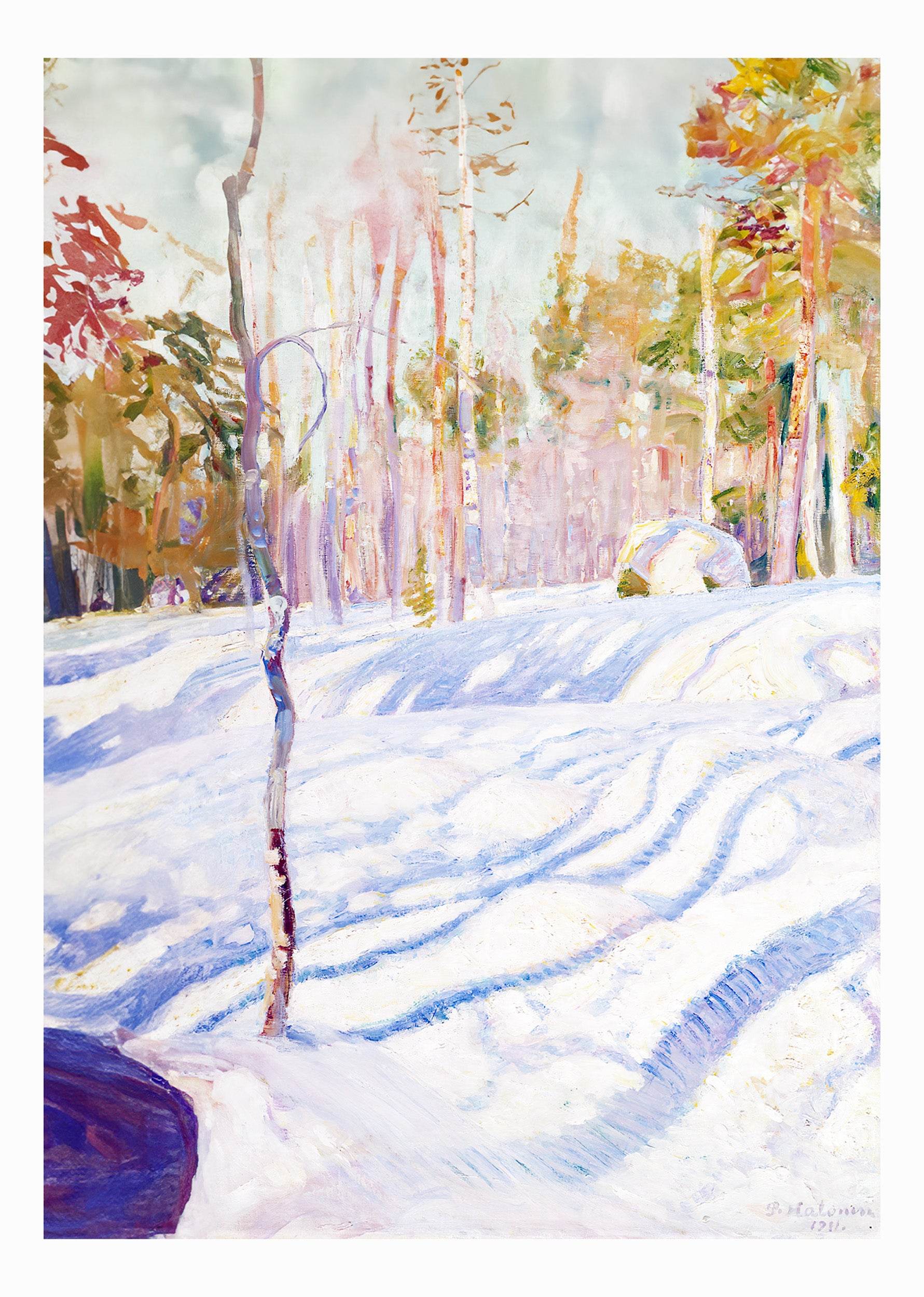 Sunlit Winter Lanscape - Hakyarts