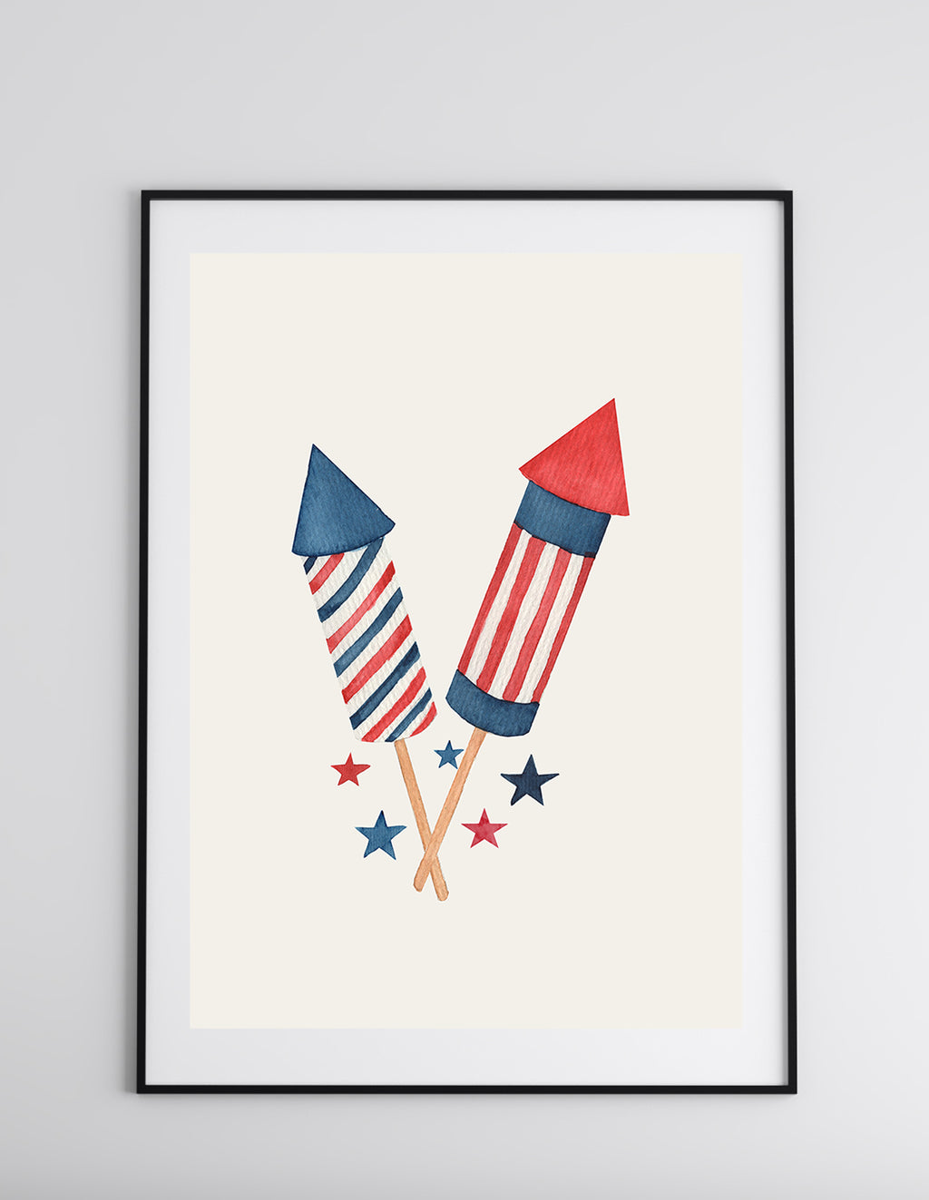 Whimsical Cozy Room Illustration Print