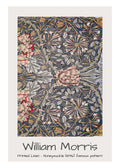Honeysuckle Pattern – William Morris Printed Linen Art Print | Iconic Arts & Crafts Design - Hakyarts