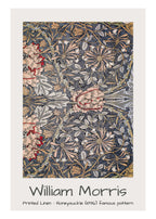 Honeysuckle Pattern – William Morris Printed Linen Art Print | Iconic Arts & Crafts Design - Hakyarts