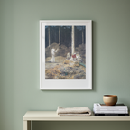 Two Trolls – John Bauer (1909) | Scandinavian Folklore Art Print - Hakyarts