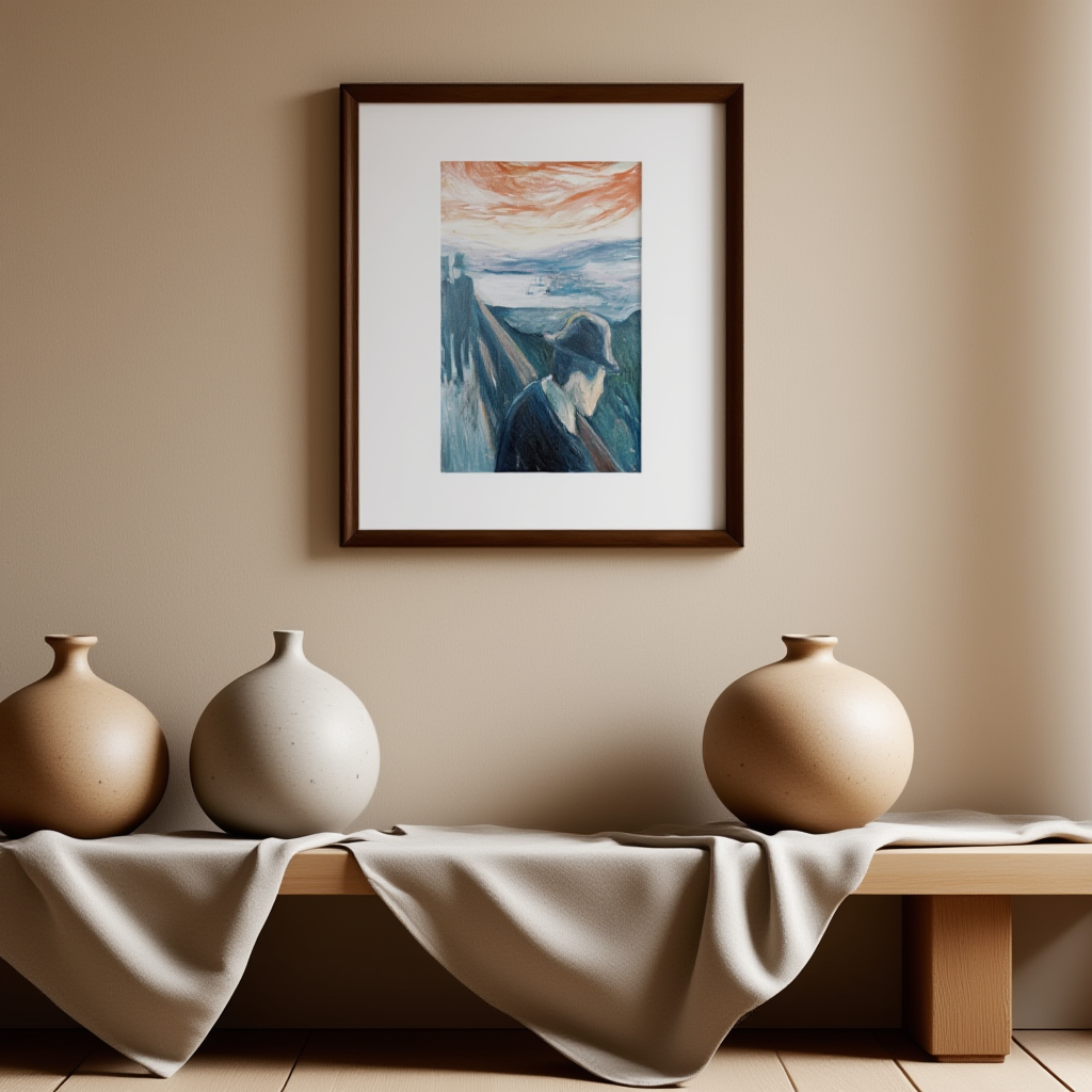 Edvard Munch - Sick Mood at Sunset