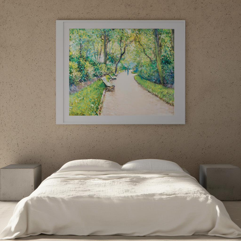 Gustave Caillebotte - Le Parc Monceau | HakyArts